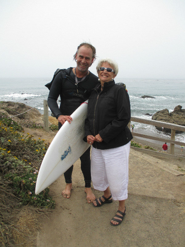 Mom and Surfer