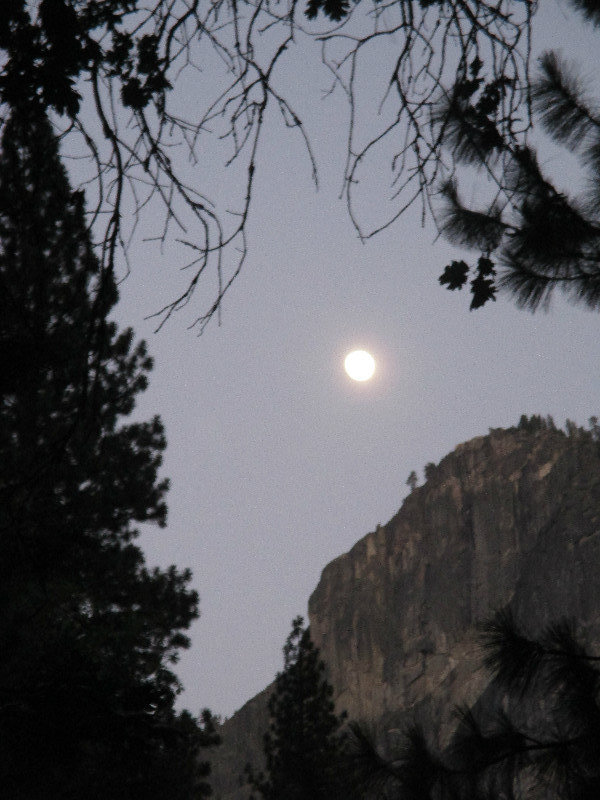 Full Moon Rising over Yosemite