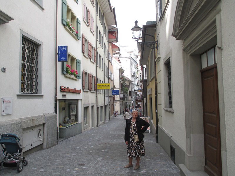 Lucerne - cobblestone streets