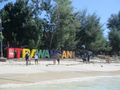 Welcome Sign at Gili T