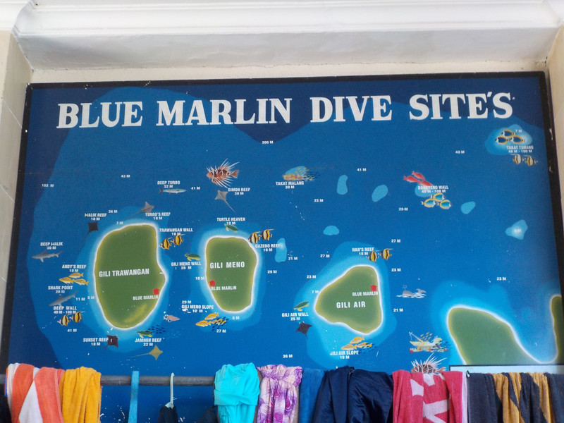 Dive Sites around the Gili Islands