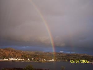Rainbow over Lochinver