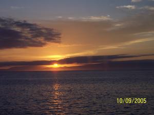 Sunset on Galapagos