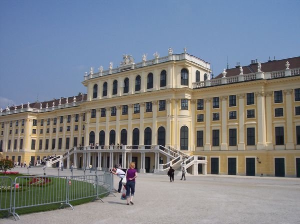 Back of the palace