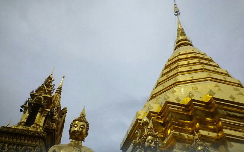 Chedi at Wat Phrathat