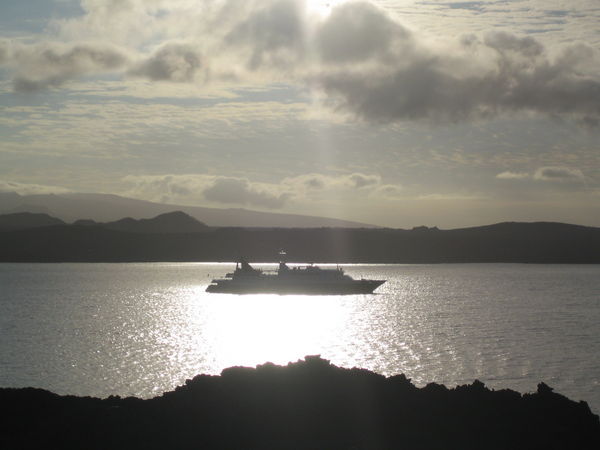 Another fine evening in the Galapagos.