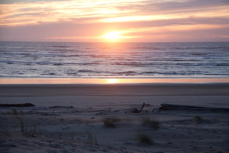 Sunset on "our" beach