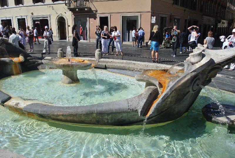Fountain at Spanish Steps