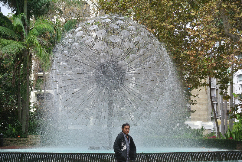 Fountain at Kings Cross
