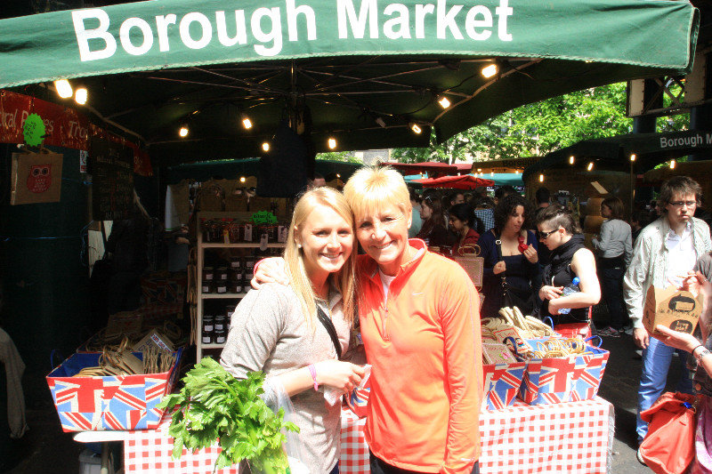 Lisa and Allison at Borough Market