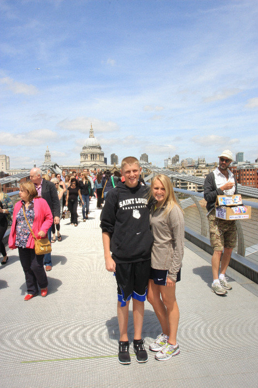 Allison and Tyler On Millenium Bridge