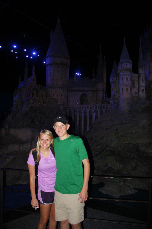 Allison and Tyler at Hogwarts