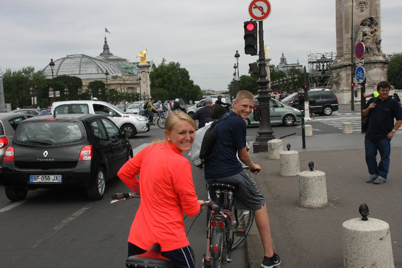 Dodging Paris Traffic