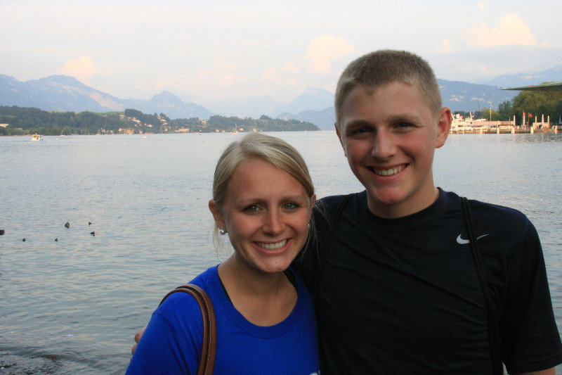 Allie And Tyler, Lake Lucerne, Switzerland