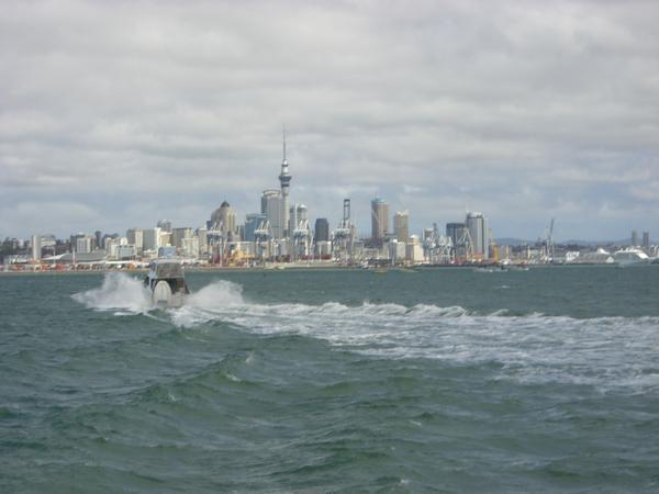Auckland from the boat