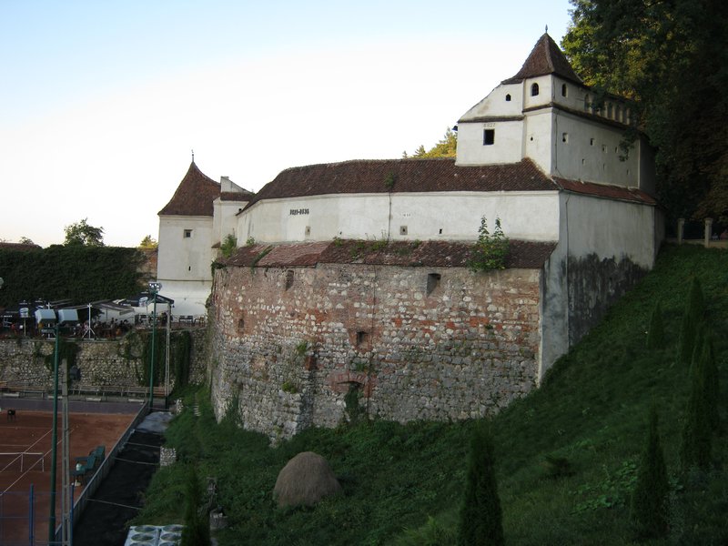 Tennis courts and Weavers Bastion