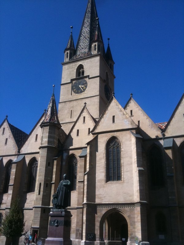 Gothic church in Sibiu