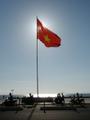 Vietnam's flag at Nha Trang Beach