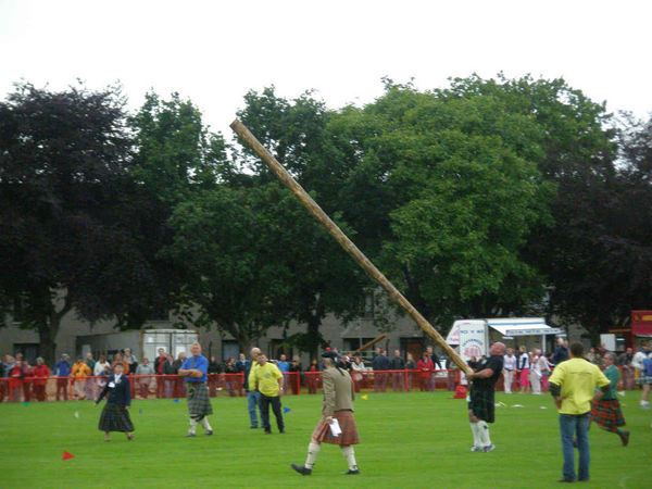 Now that's a sport, Caber tossing