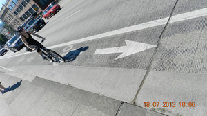 Cycle series -1: Cycle lane in Portland