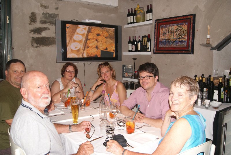 Dinner with Gaédeke's in Riomaggiore