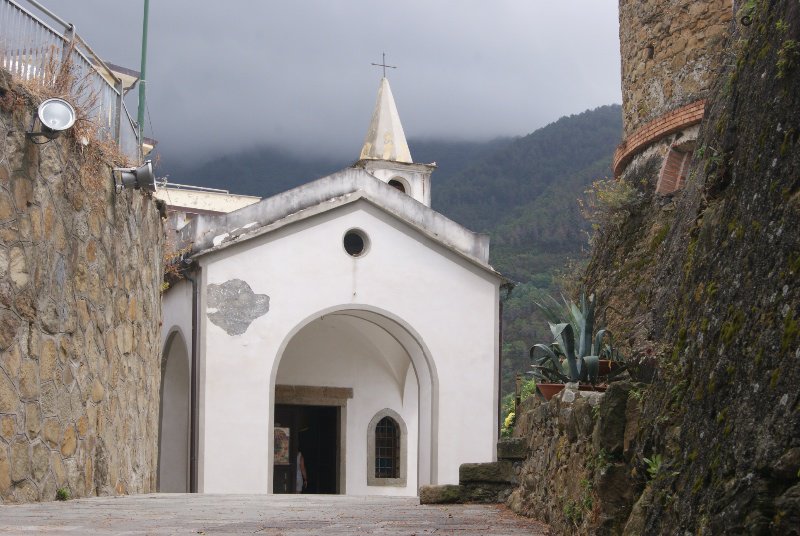 The church at the top of the hill - Riomaggiore