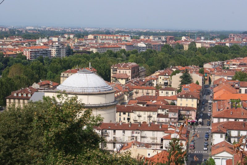View of Torino - should be able to see the Alps