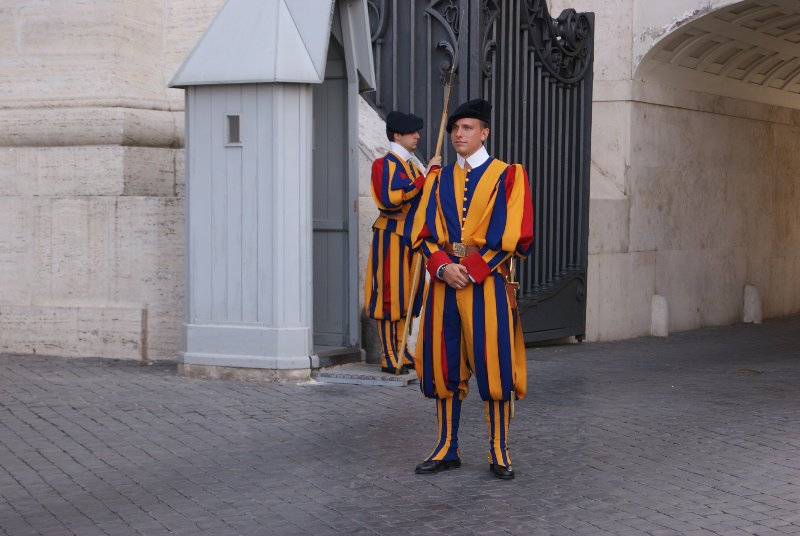 The (very attractive) Swiss Guard