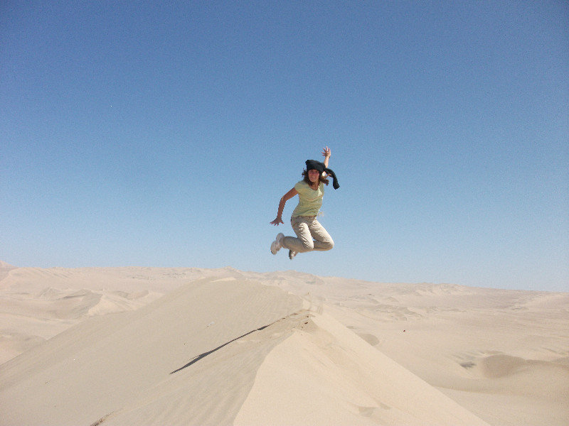 Huancachina, en haut des dunes