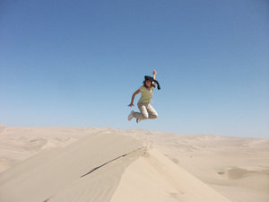 Huancachina, en haut des dunes