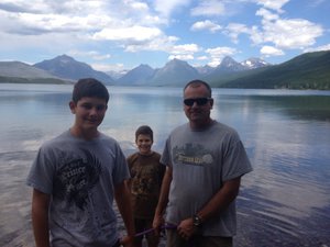 First pix at Glacier National Park - Lake McDonald