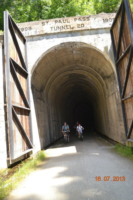 Exiting Taft Tunnel