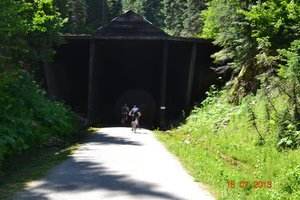 Entering Taft Tunnel