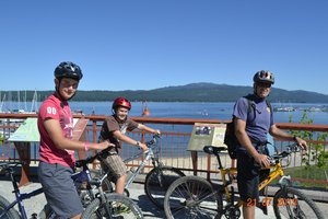 Bike ride to Payette Lake