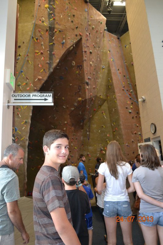 Rock Wall at Student Recreation Center
