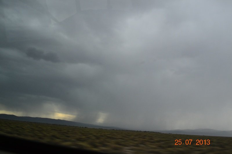 Crazy lightning storm along hwy 259
