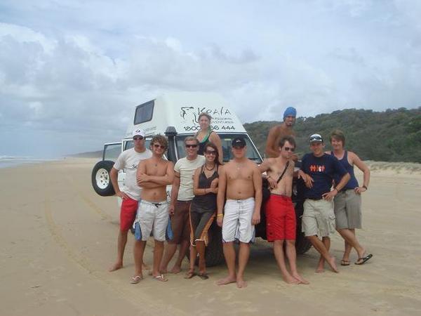4x4 on Fraser Island