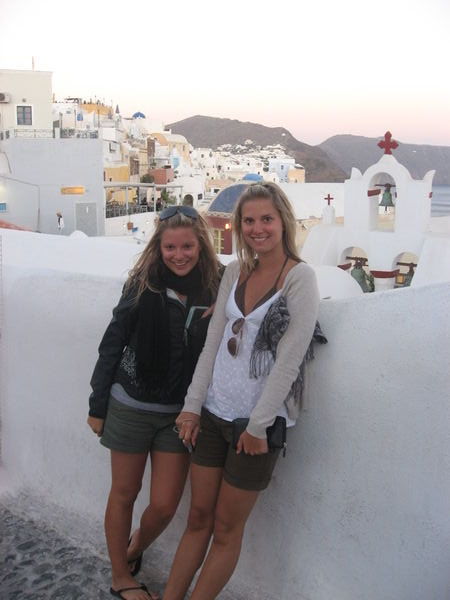 View of Oia at Sunset
