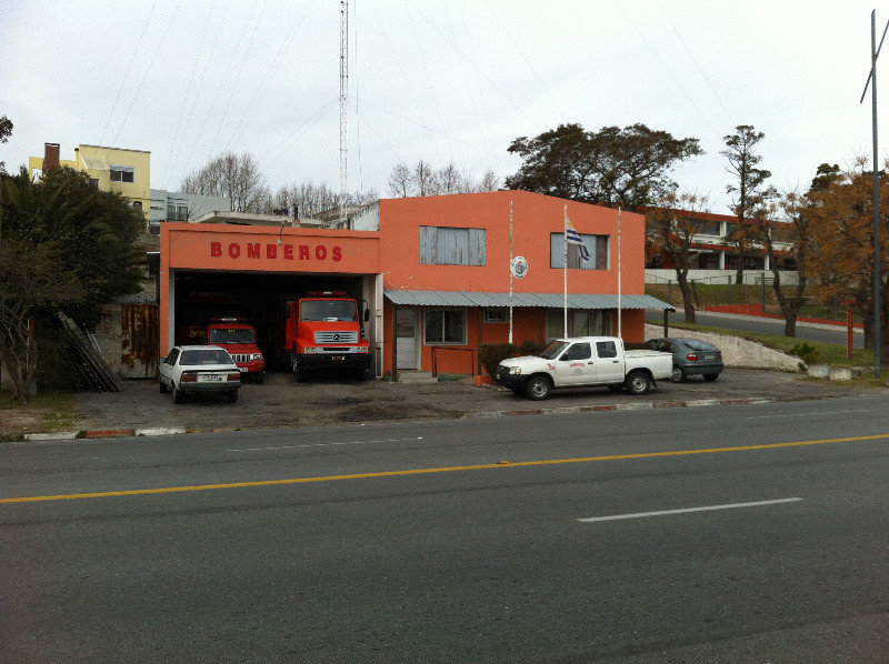 The smallest firestation in the world in Colonia in Uruguay