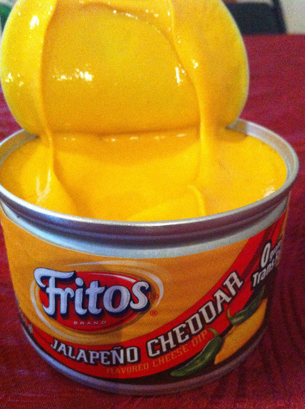 Cheese in a can