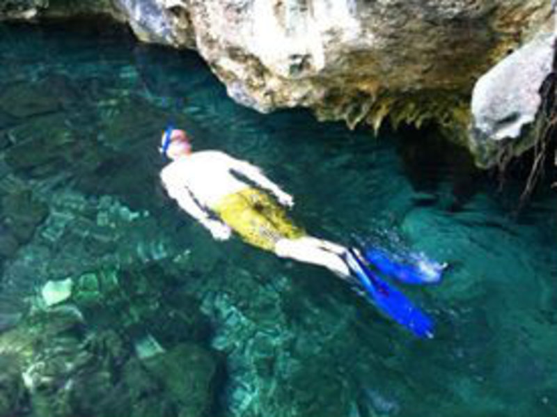 Snorkel fun in the Cenote