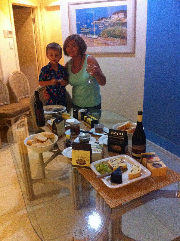 The famous/amazing cheese and wine party