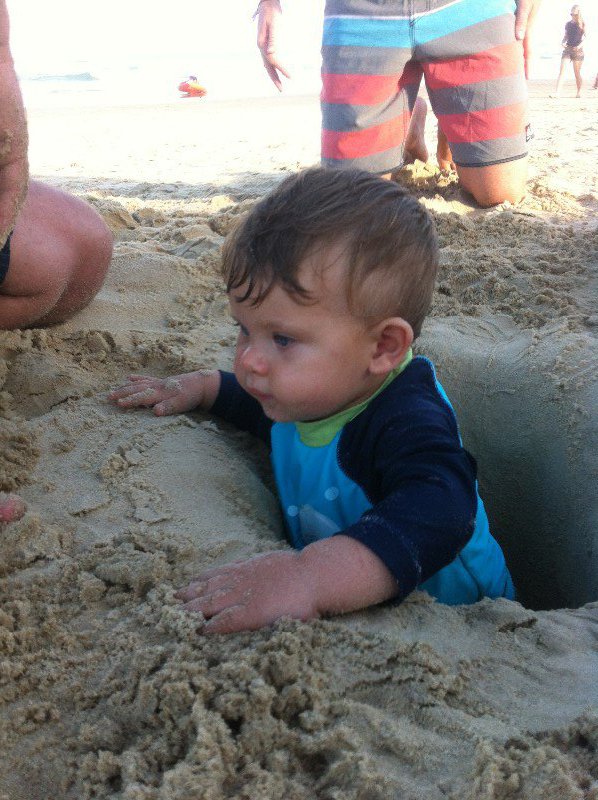 Oliver dug himself a hole