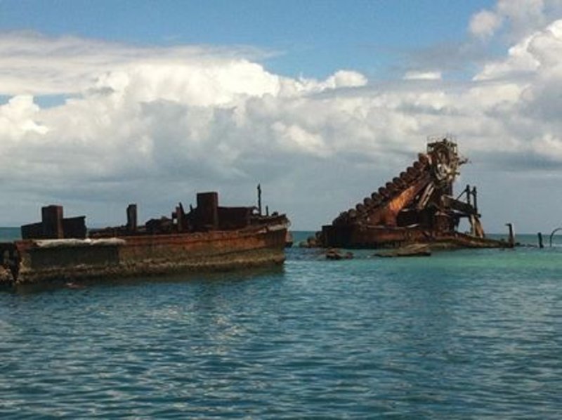 Ship wrecks at Moreton Bay