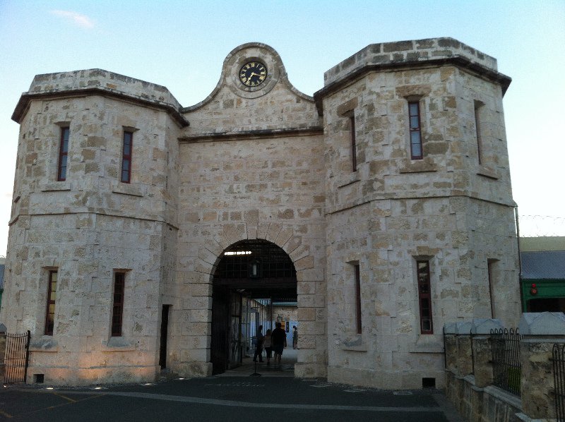 The Imposing Entrance to Fremantle Prison.