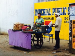 Street food sellers