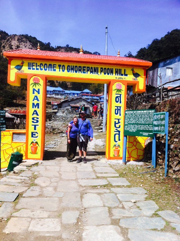 Day two! Made it to Ghorepani