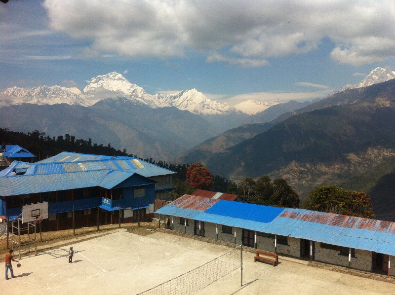 View from the tea house in Ghorepani
