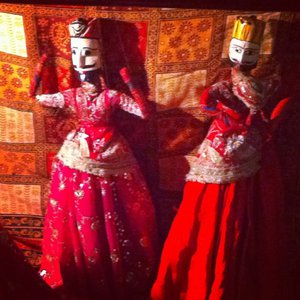 Puppet show in Mandawa
