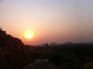My favourite time of day, Sunset over Hampi...